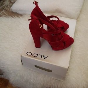 RED SEXY HEELS By ALDO